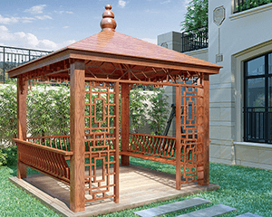 瓦力游戏_园林景观_四角凉亭