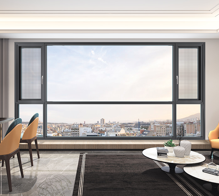 瓦力游戏_平开门窗系列_DPS138断桥窄边窗纱一体