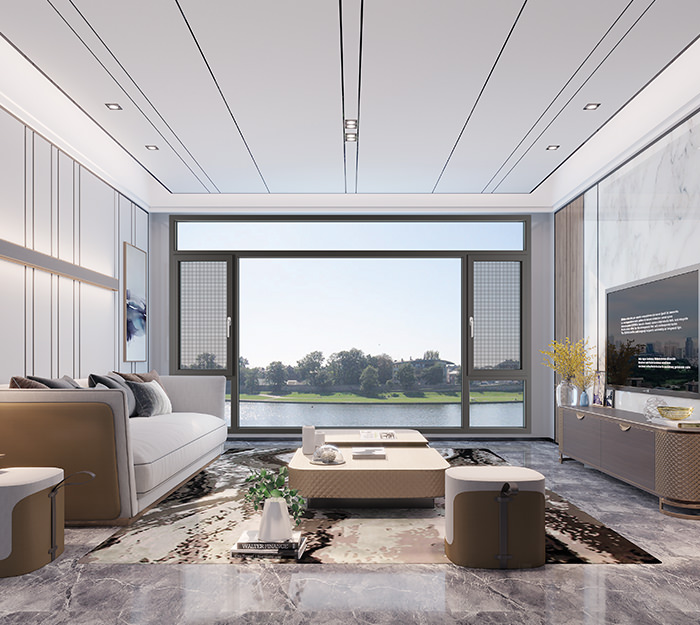 瓦力游戏_平开门窗系列_DPS86-47断桥窗纱一体