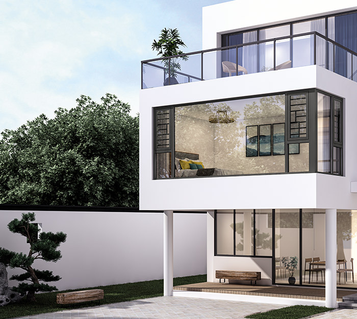 瓦力游戏_平开门窗系列_T2.0 DPS120-35隐排一体挡边防护栏可开启断桥窗纱一体